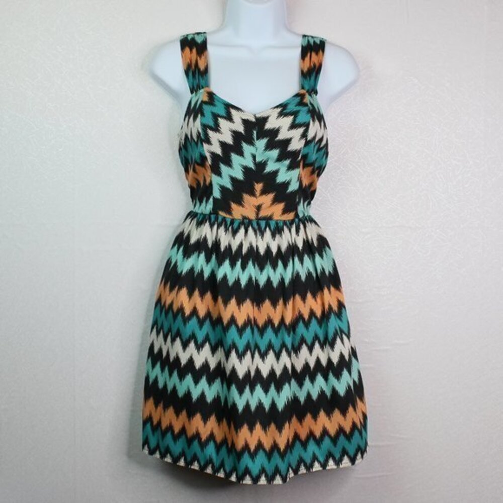 Bar III Black Teal Orange Stripe Lightweig…